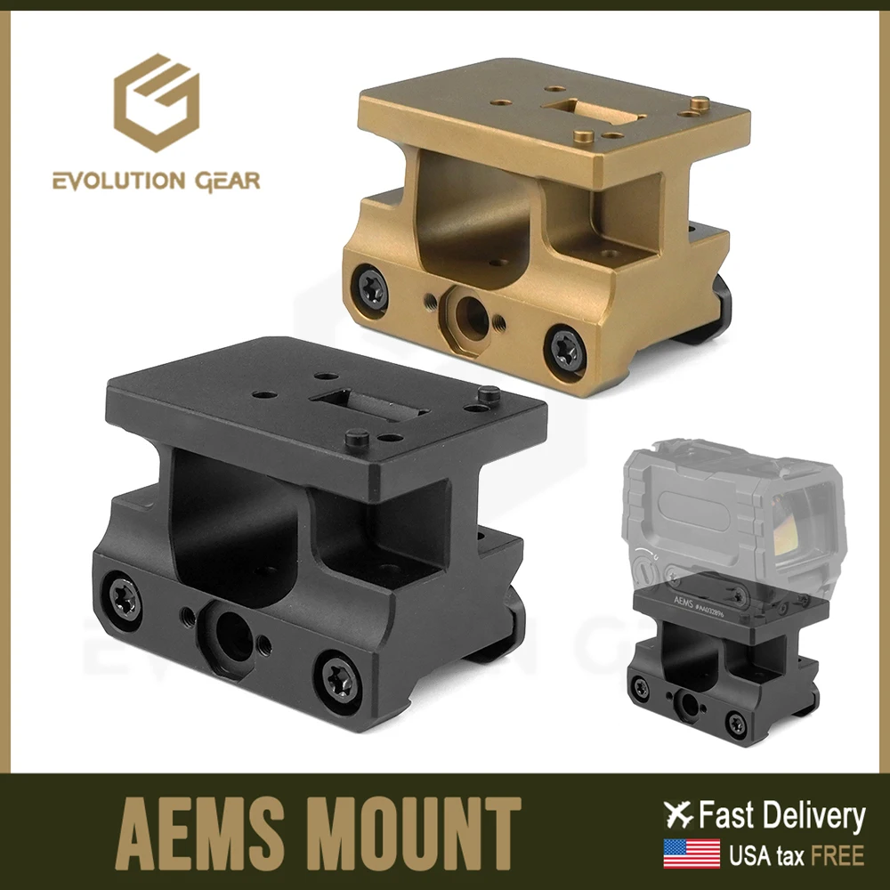 

Aems Mount AEMS FAST Mount 2.26" Optical Centerline AEMS High Mount Made of CNC Aluminum 6061-T6 FDE and Black