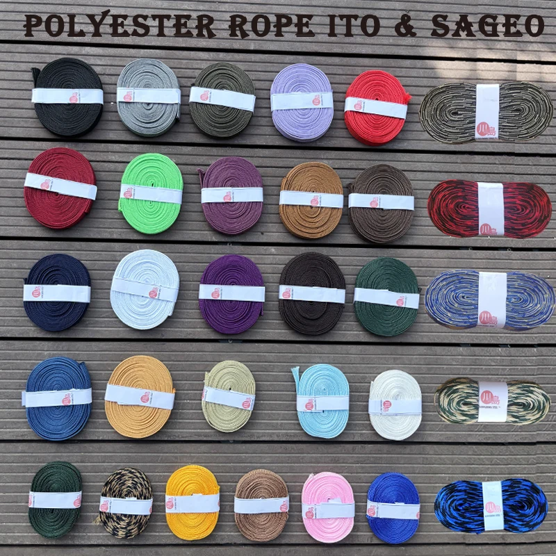 Sageo, Ito, полиэфирная веревка, для японского меча, упаковка Saya, упаковка Tsukamaki, ткань, аксессуары для мечей, новинка
