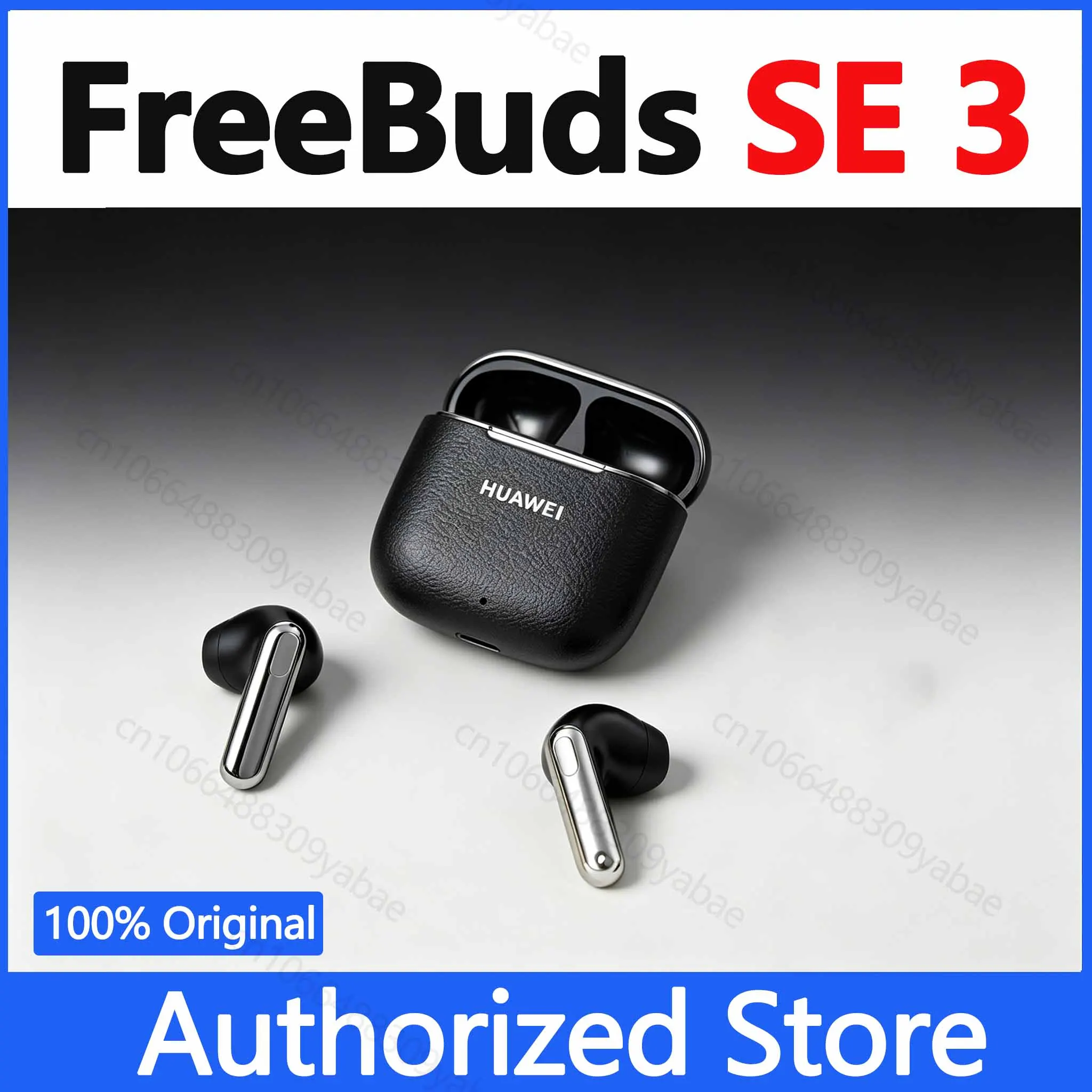 Écouteurs sans fil Huawei FreeBuds SE 3 d'origine, écouteurs semi-intra-auriculaires Bluetooth 5.4, autonomie de 42 heures.