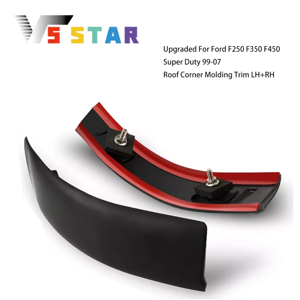 

F81Z-2551729-AAB 2 шт., высококачественная обновленная накладка на угловую крышу кабины для Ford Super Duty F250 F-350 F-450 SLJ-1232 1999-2007 гг.