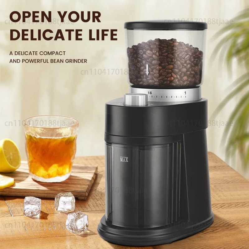 Coffee Bean Grinder Electric Household Italian Grinder Bean Grinder Small Timed