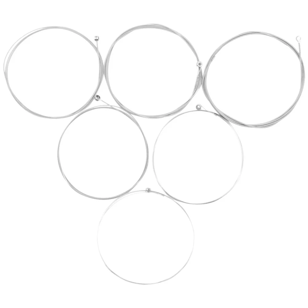 

6 Pcs Steel Core Strings Bass Guitar Accessories Advanced Supplies Parts and Brass