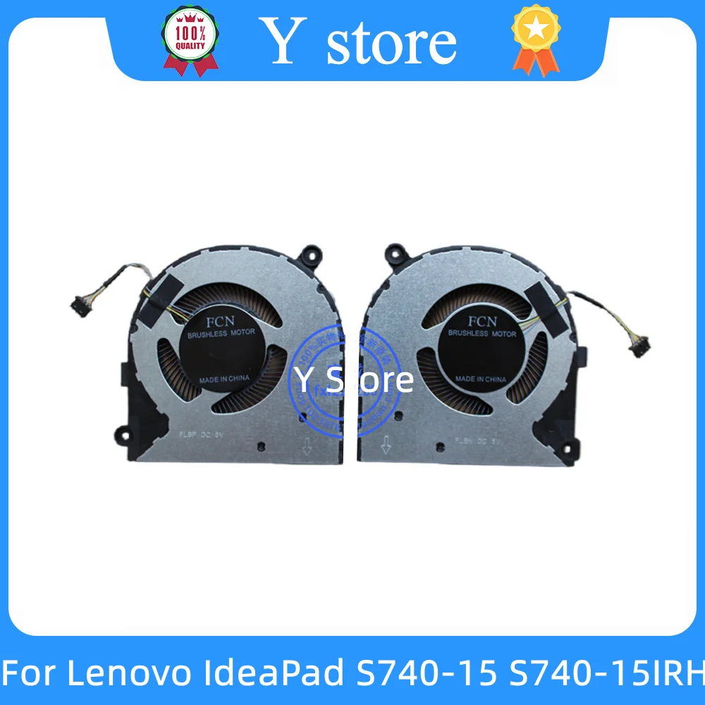 

Y Store NEW Original CPU GPU Cooling Fan For Lenovo IdeaPad S740-15 S740-15IRH FL9P FL9N DC5 Fast Ship