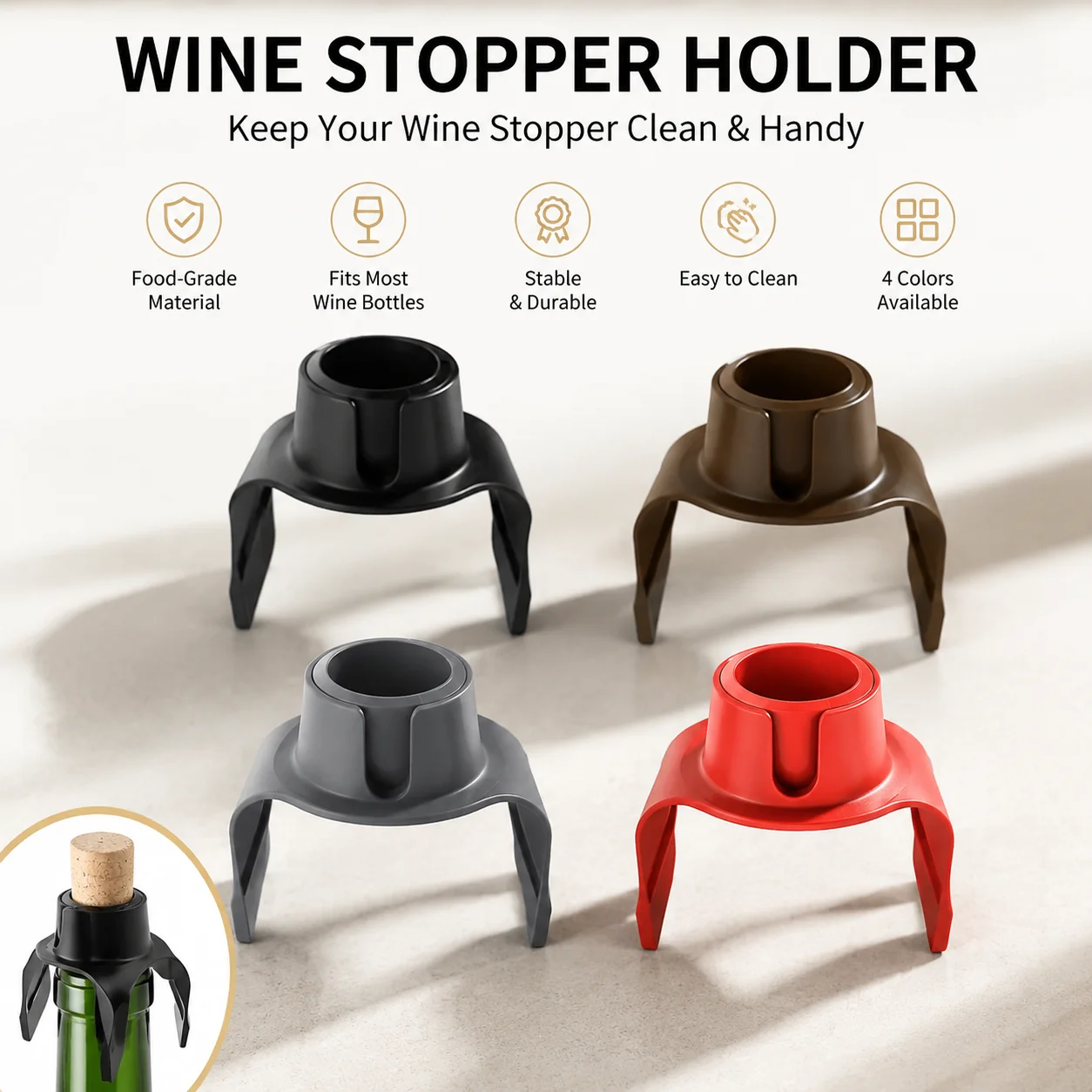 Silicone Armrest Cup Holder for Sofa, Car, and Home – Non-Slip, Heat-Resistant Multifunctional Drink Stand