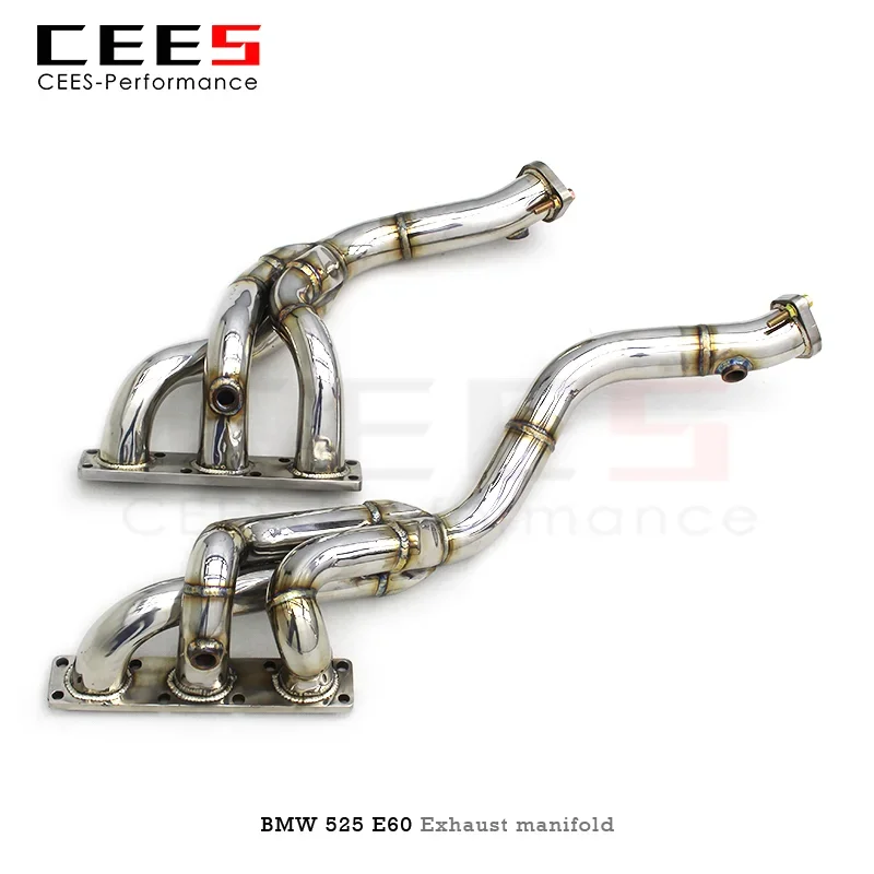 

CEES Performance Header Exhaust for BMW 525/525i E60 2004-2010 Free Flow Exhaust Manifold Exhaust Pipe Kit