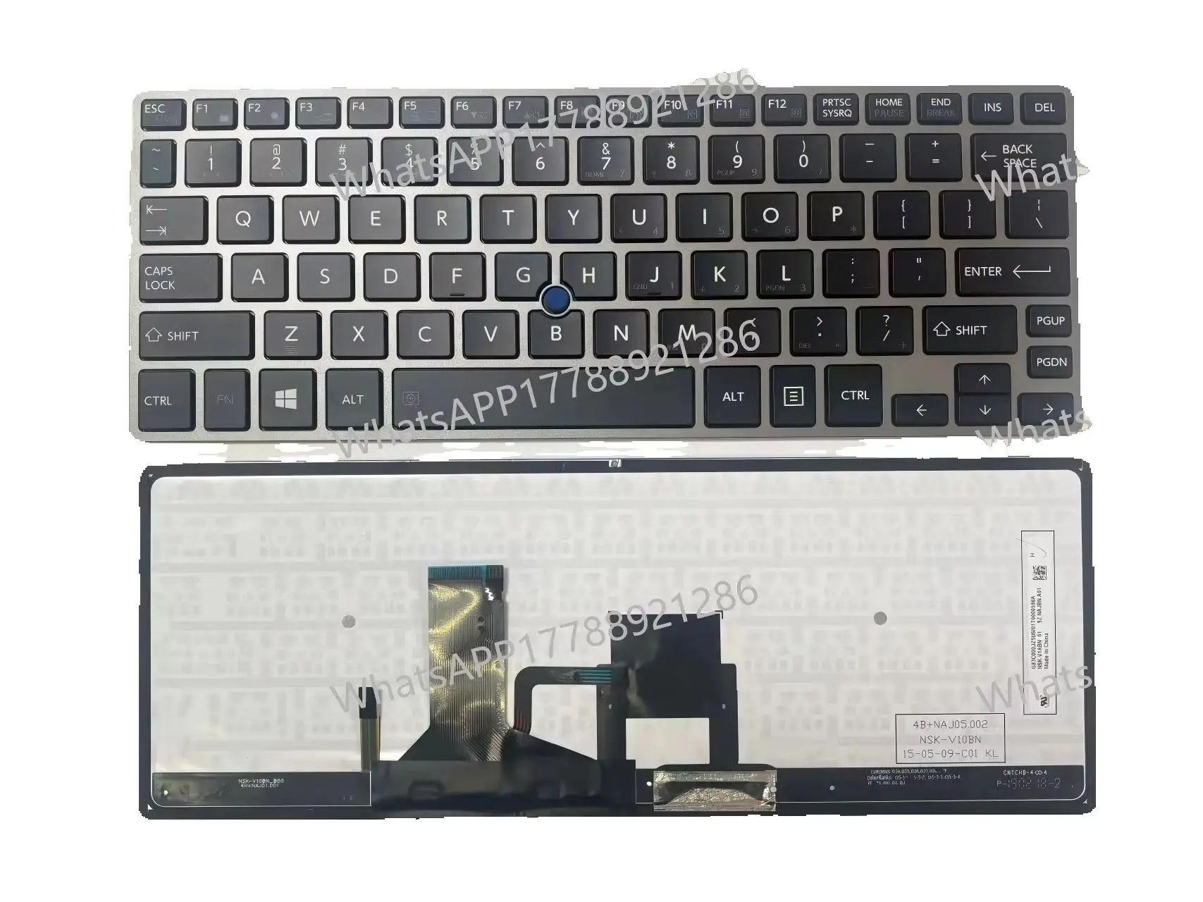 

New US RU Backlit Keyboard For Toshiba Portege Z30-A Z30T-A Z30-B Z30T-B Z30-C Z30T-C Keyboard