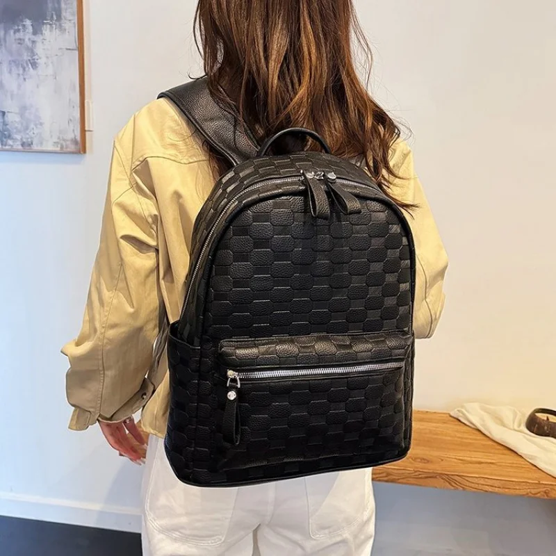 

Роскошная винтажная модная сумка через плечо для женщин, высококачественная минималистичная кожа и дизайн с буквенным логотипом