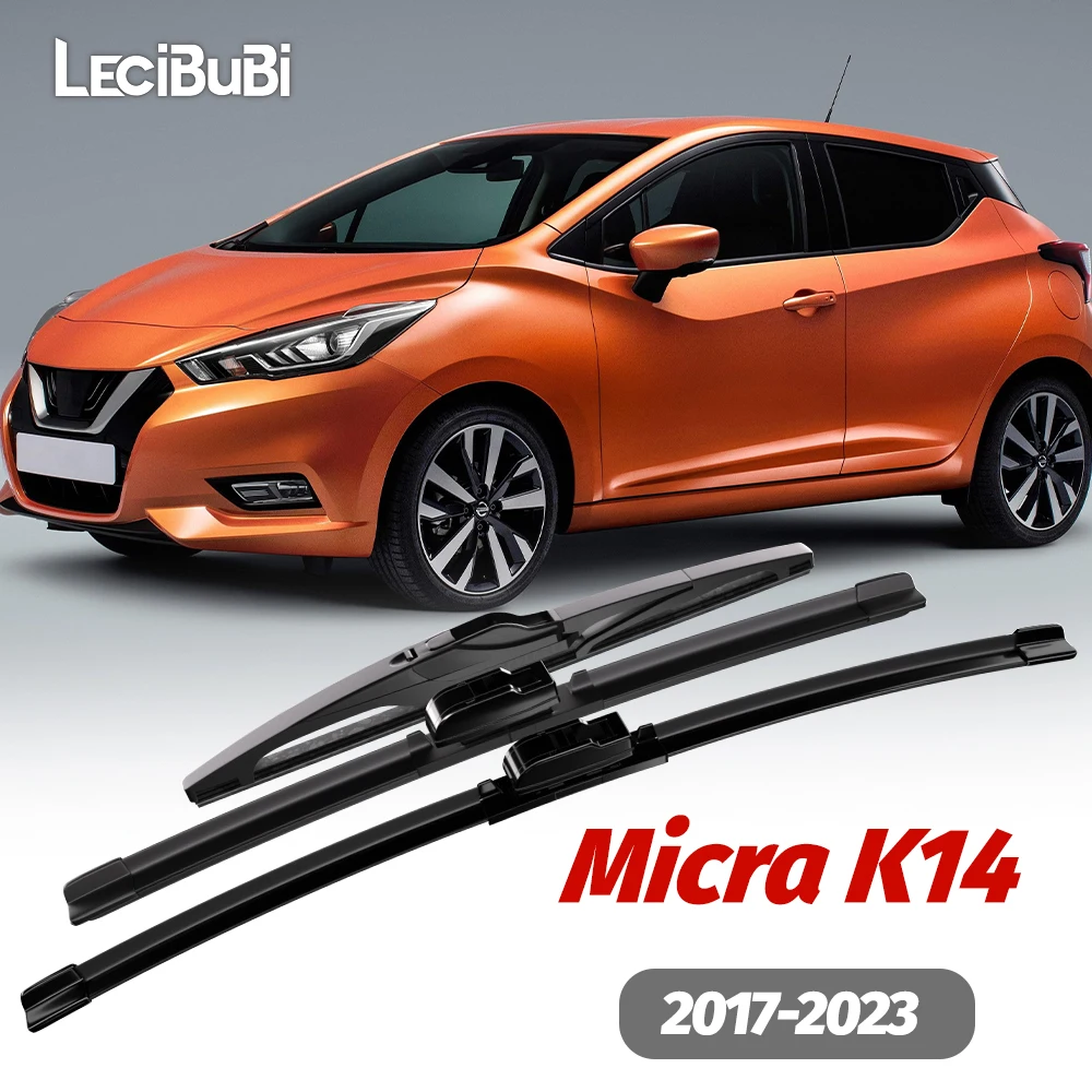 1set Vorne und Hinten Scheibenwischerblätter Scheibenwischer Für Nissan Micra K14 2017-2023 2018 2019 2020 2021 2022 Zubehör