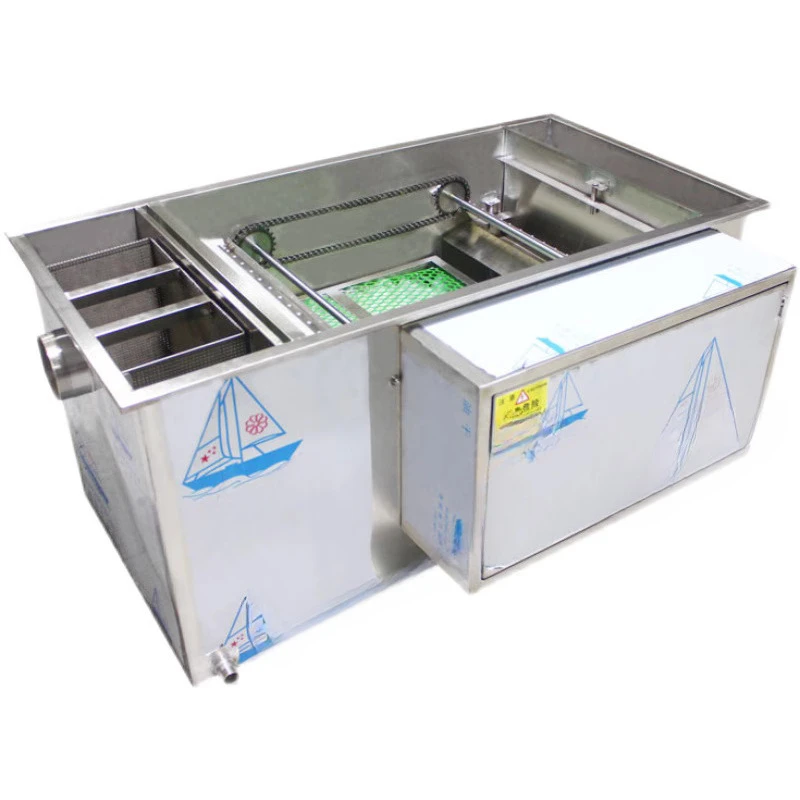 

Oil-water separator with air flotation heating industrial grease trap equipment