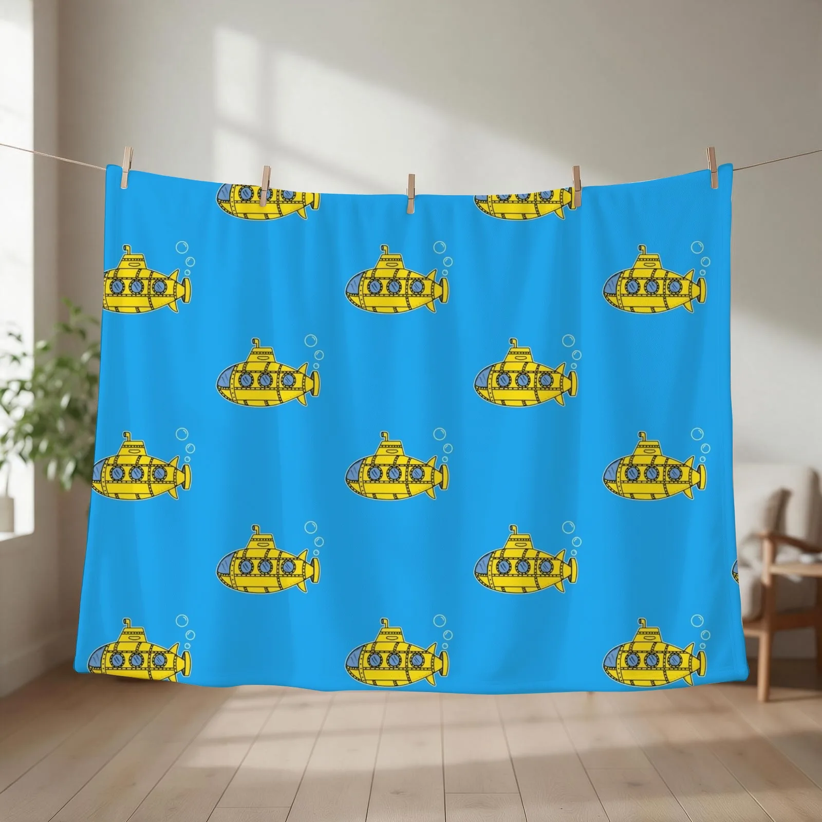 Submarine Doodle Throw Blanket wednesday for babies heavy to sleep Beautifuls Blankets