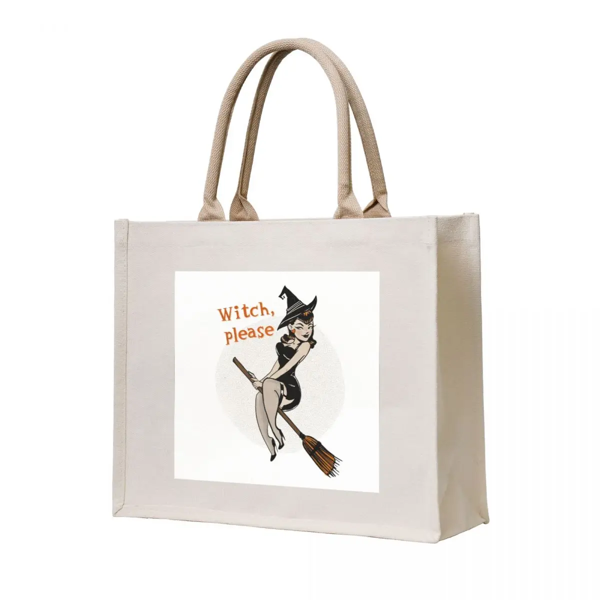 

Witch,plz Tote Bag tote bags men supermarket folding bag canvas tote bags hand bag