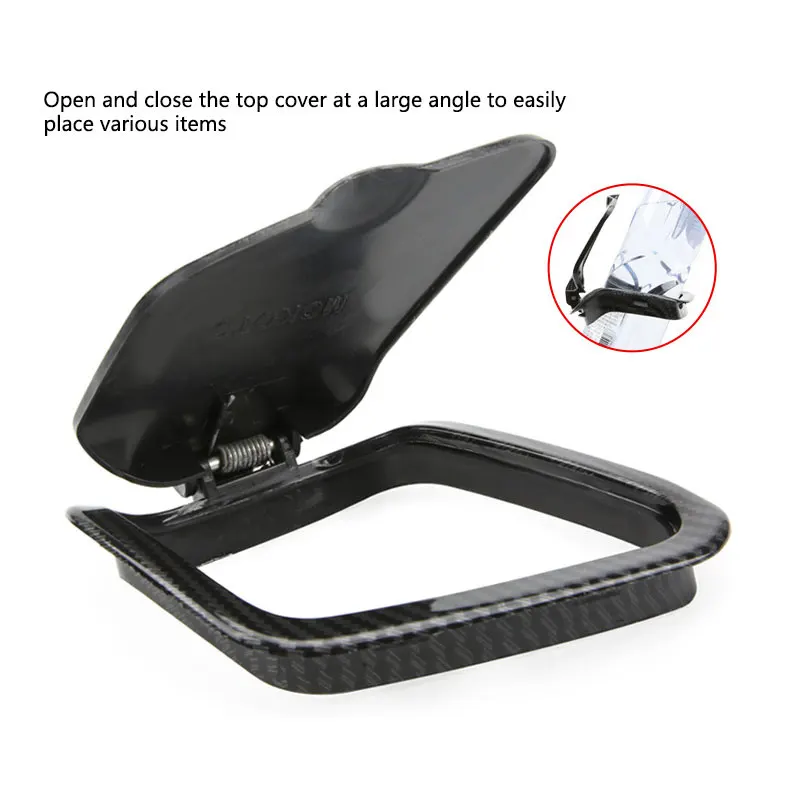 Motorcycle Side Pocket Storage Cover Waterproof Guard Charger Cap Carbon Fiber Pattern Compatible For NMAX125 NMAX155 NMAX V1 V2