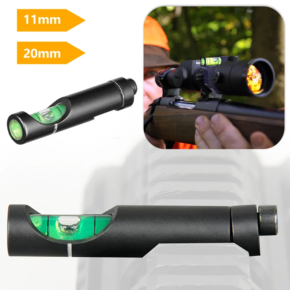 Tactical Hunting Optics Level Riflescopes for 11MM 20MM Outdoor Shooting Aluminium Alloy Leveling Tool Slot Guide Rail Clasp