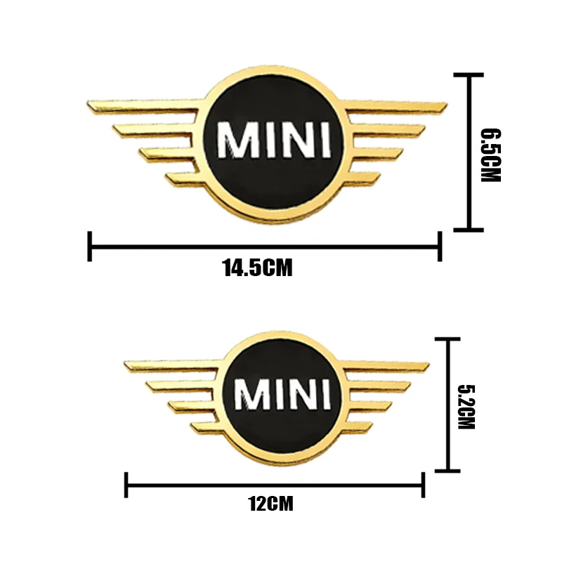 ABS Mini Auto Frontemblem Heckaufkleber Logo für Mini Cooper JCW Works R56 R50 F54 F55 F56 F57 F60 R52 R53 R55 R57 R58 R59 – Detail 6