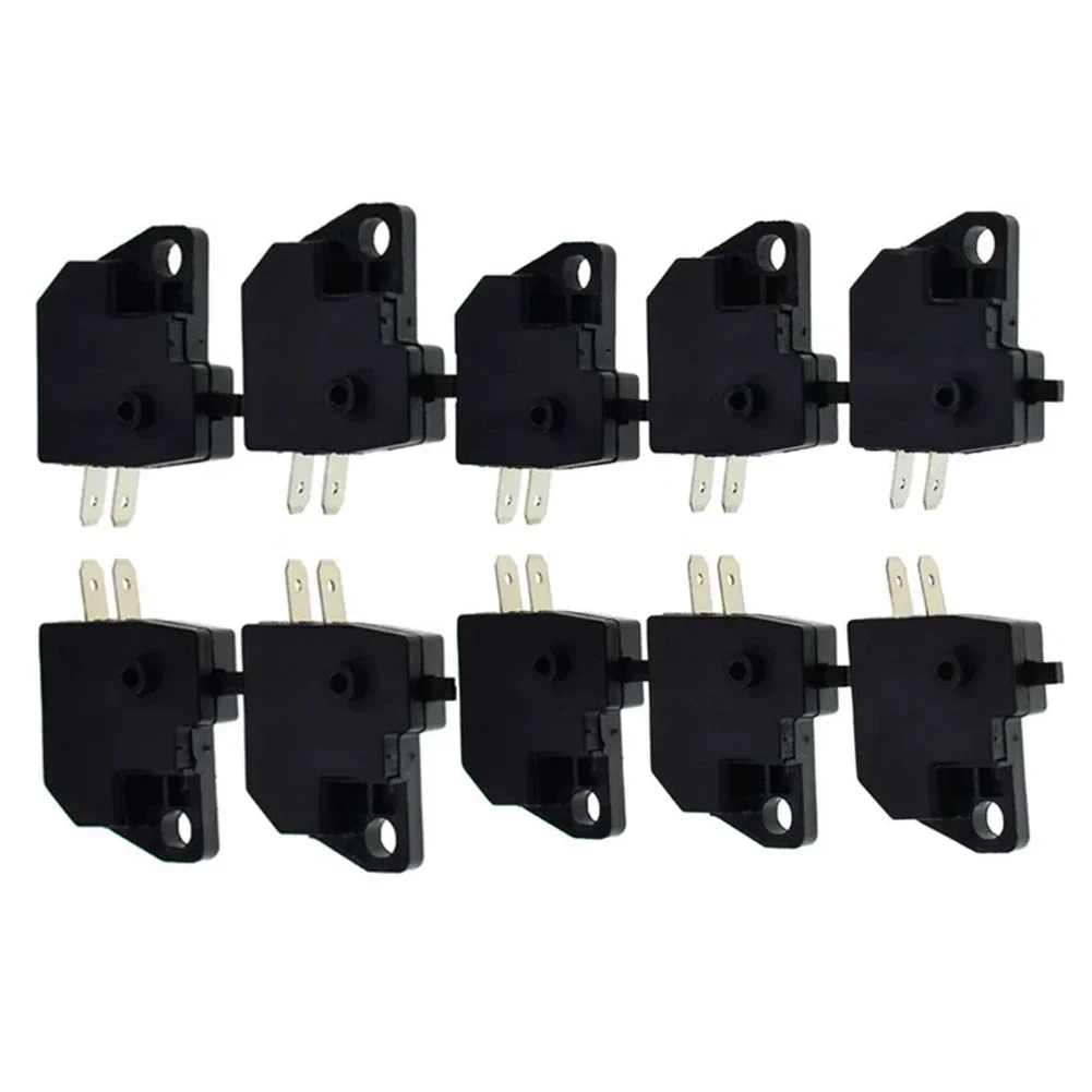 

10PCS Motorcycle Disc Brake Switch 1.48X1.12X0.35inches Electric Car Universal Right Motorcycle Disc Brake Switch Black