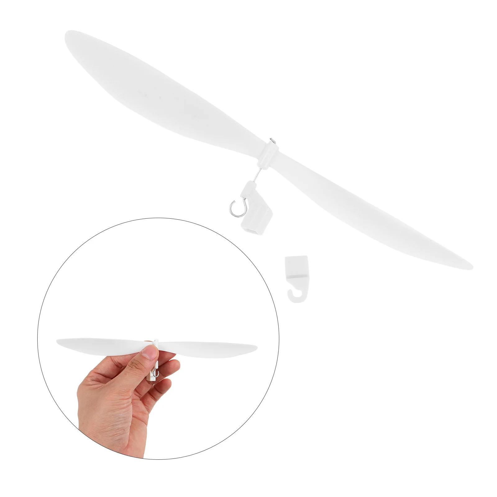 

6 Pcs Model Aircraft Kit Accessories Suite Airplane Supply Plastic Parts Child Motor Prop