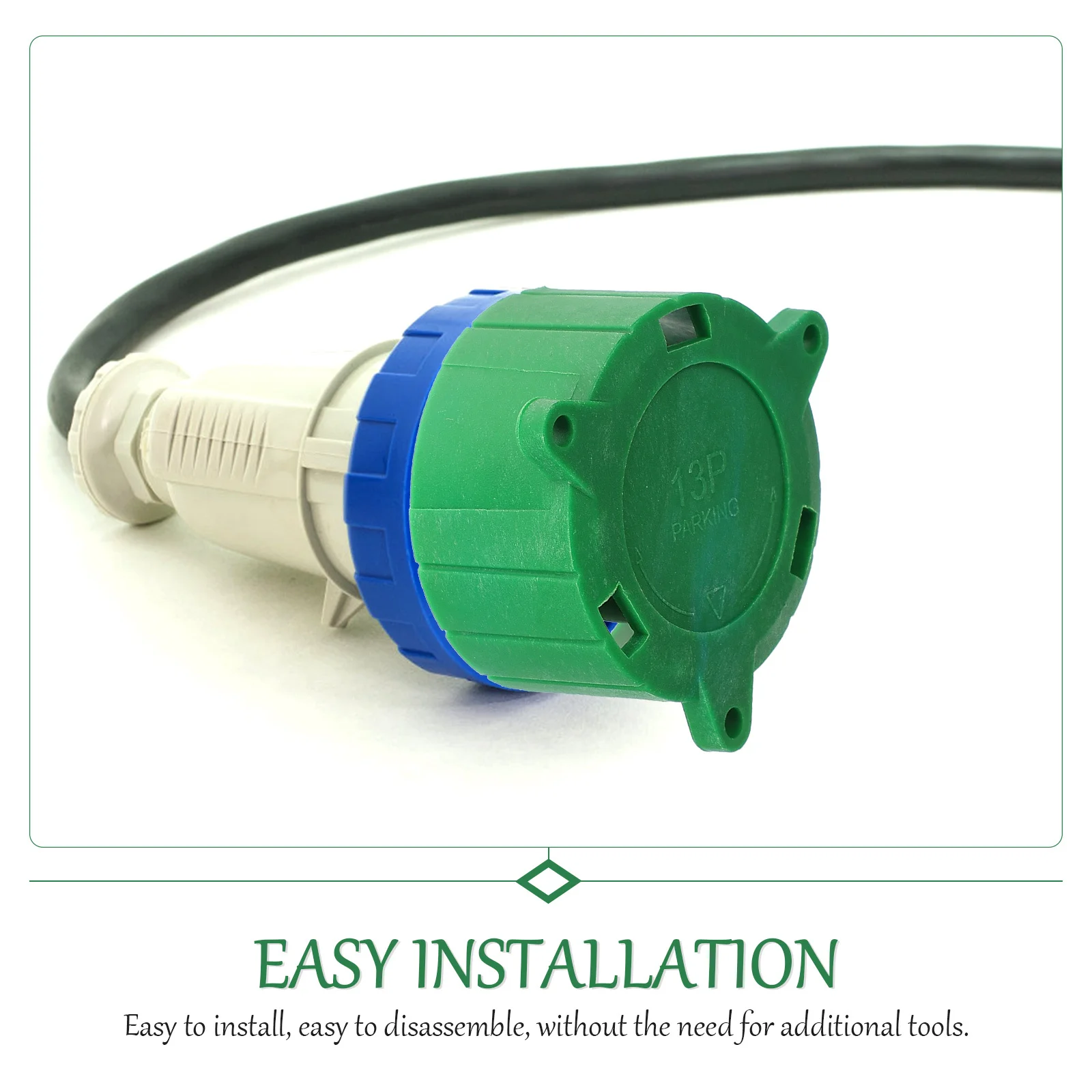 

13P Plug Cap 13 Pin Trailer Connector Plug Cap Trailer Connector Cover Proof Socket Accessory Pin Protective Tool