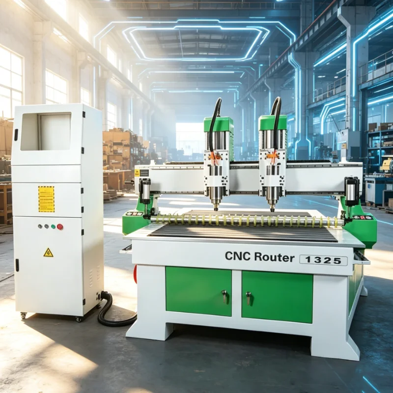Customized Industrial Grade CNC Wood Router for 4 Axis Engraving Carving Milling on Wood Furniture and Sign Boards