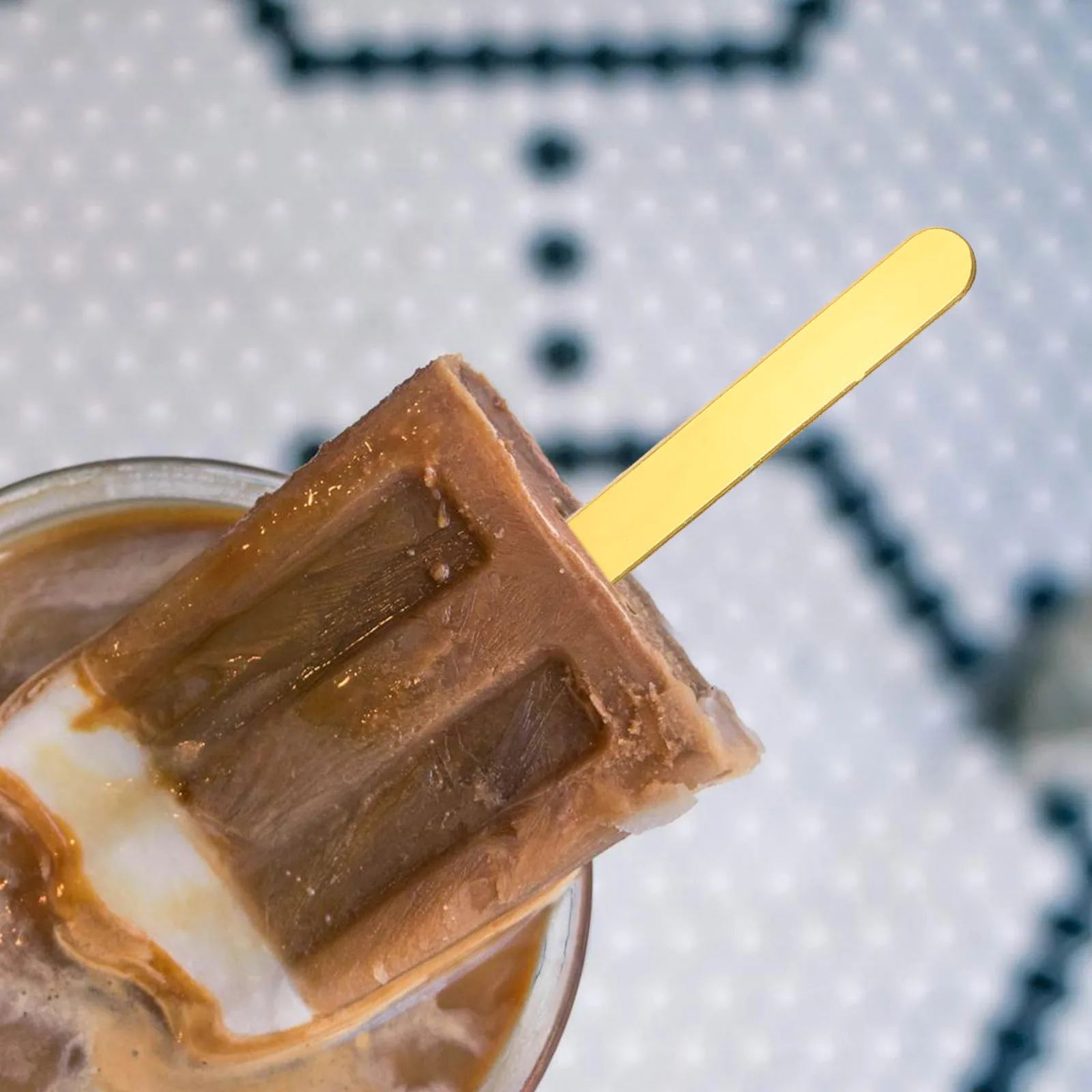 

20pcs Acrylic Ice Lolly Sticks Reusable Smooth Safety Edges Diy Ice Cream Making Tool Craft Activity Home Party Kitchen Bar