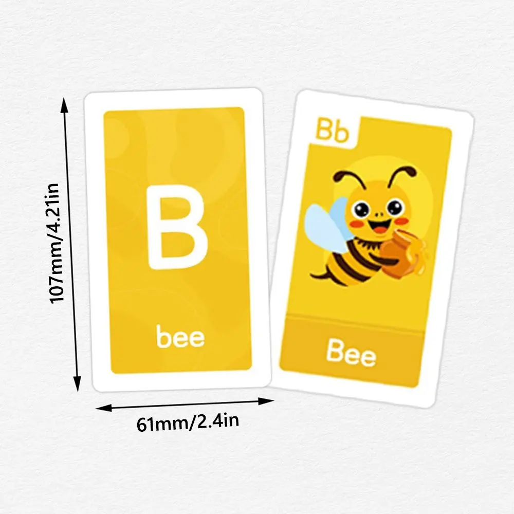 Creative Cartoon Early Education Flashcards First Words Color Shape Learning Cards Number Multicolor Recognition Card Toys