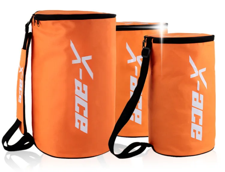 حقيبة كرة تنس X-ace Pickleball مع حزام كتف، سعة كرات تنس 60/120 قطعة، حزمة كرة تنس محمولة قوية #6