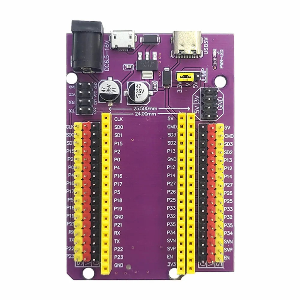 ESP-32 38Pin Expansion Board for ESP32 Development Board Internet of Things Wifi BT Module Dual-core CPU Low Power Consumption