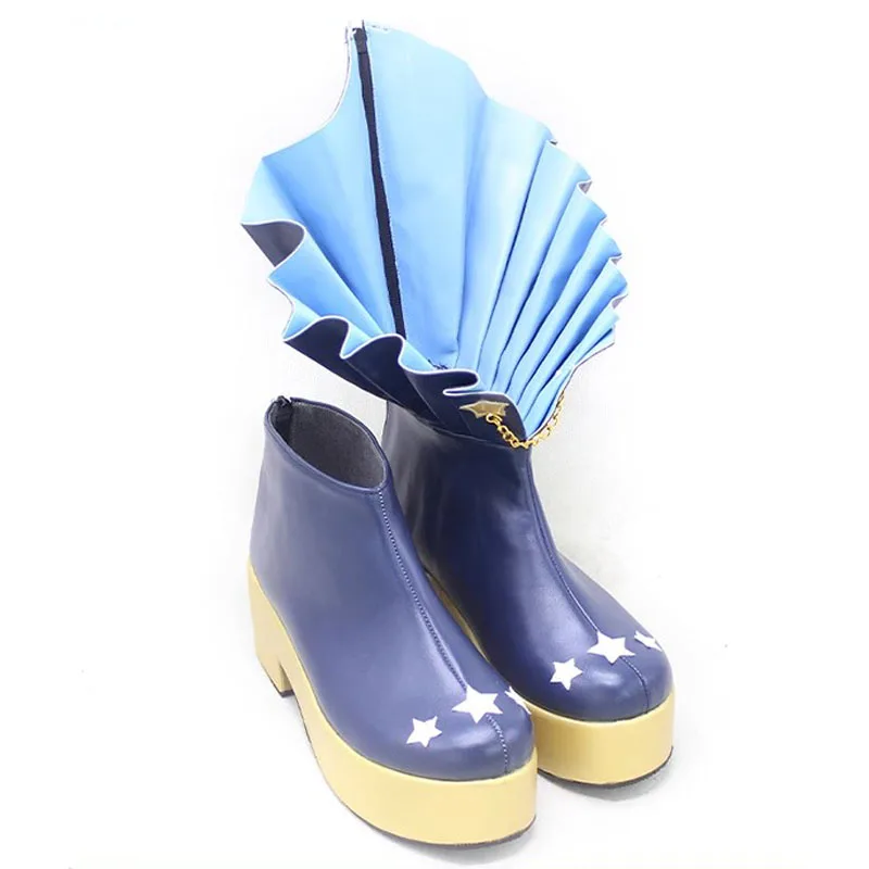 Vtuber hoshi machi suisei cosplay schuhe hololive virtual youtuber suisui lederschuhe virtueller anker
