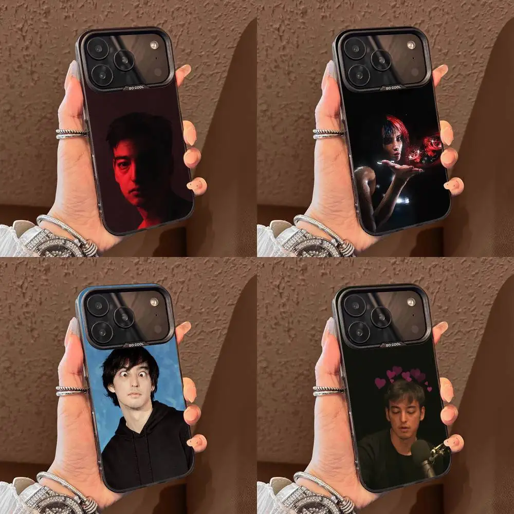 

J-Joji Nectar PIXELATED KISSES Phone Case For iPhone 15,17,11,14,13,16,12,E,Max,Plus,Air,Pro,Mini Black Matte Cover