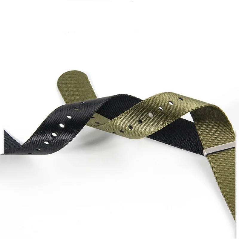 20mm 22mm High Quality Durable Nylon Canvas Watch Strap Replacement for Universal Sport Waterproof Watch Band Bracelet Accessory