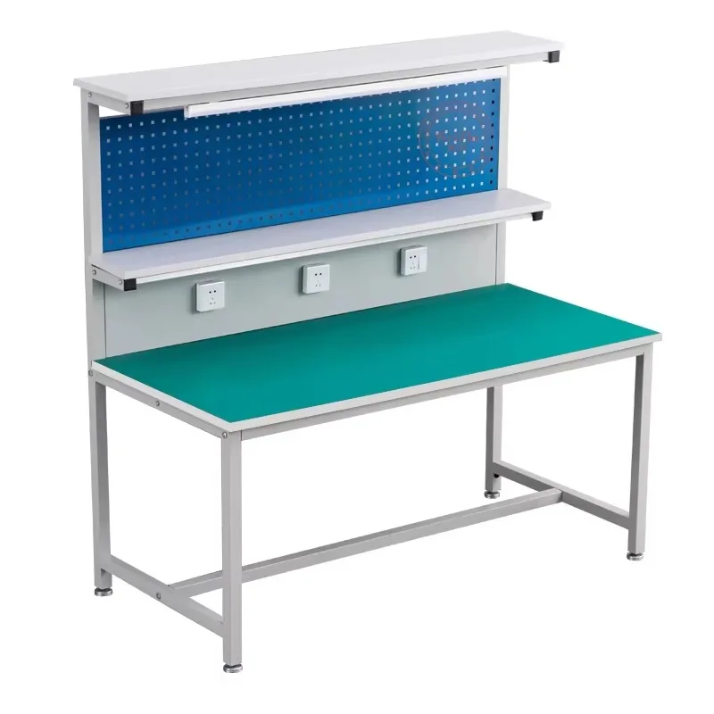 

Commercial Laboratory Table Atelier Metal Inspection Workbench Electric For Mobile Phone Repairing