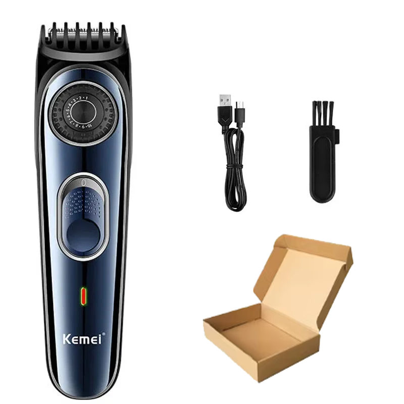  Kemei Hair Clipper Km-2299 Km-1256 Km-1102 Barber Blading Hair Cutting Machine Clipper Grooming Cordless Rechargeable Shaver 