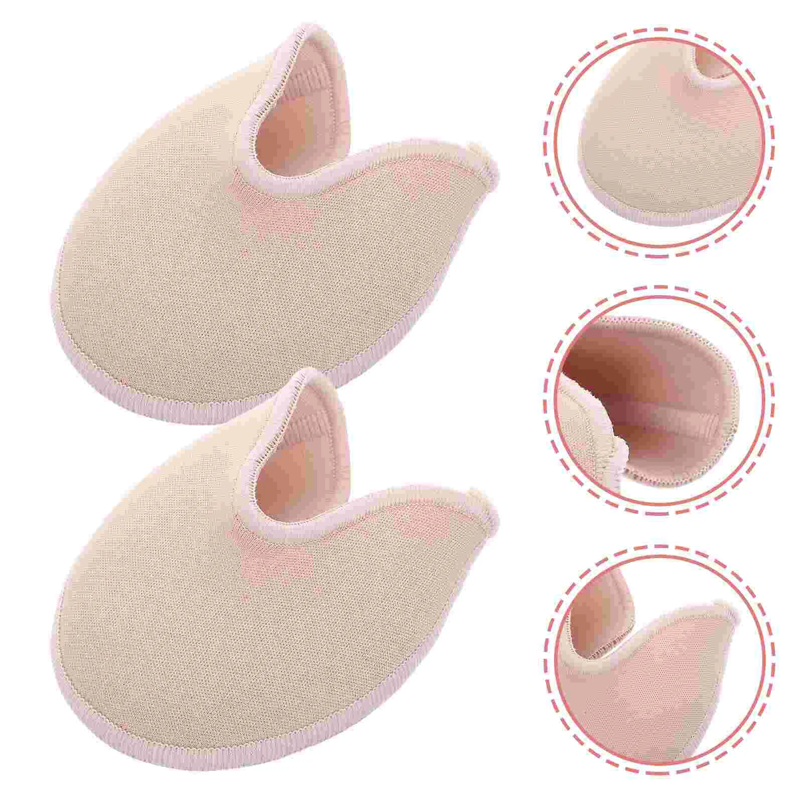 Ballet Toe Protectors Pads Caps Covers Cushions for Pointe Shoes Women Elastic High Heel Shoe Toe Protector Comfortable Knit