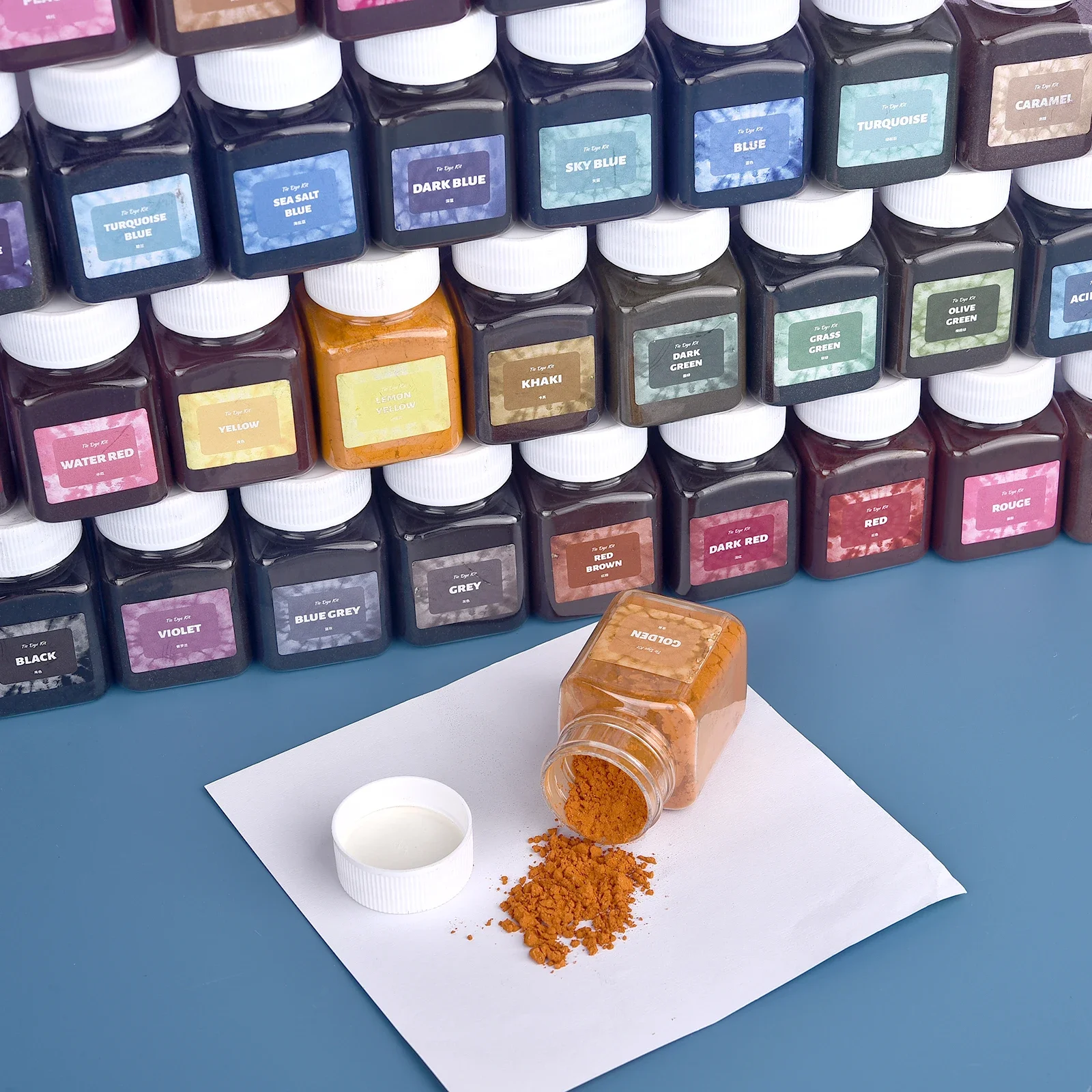 

50 мл, 28 цветов, порошок для красителей для ткани, старая одежда, восстановленные пигменты, изменение цвета, бесплатно для хлопковой нейлоновой одежды, краска для галстука