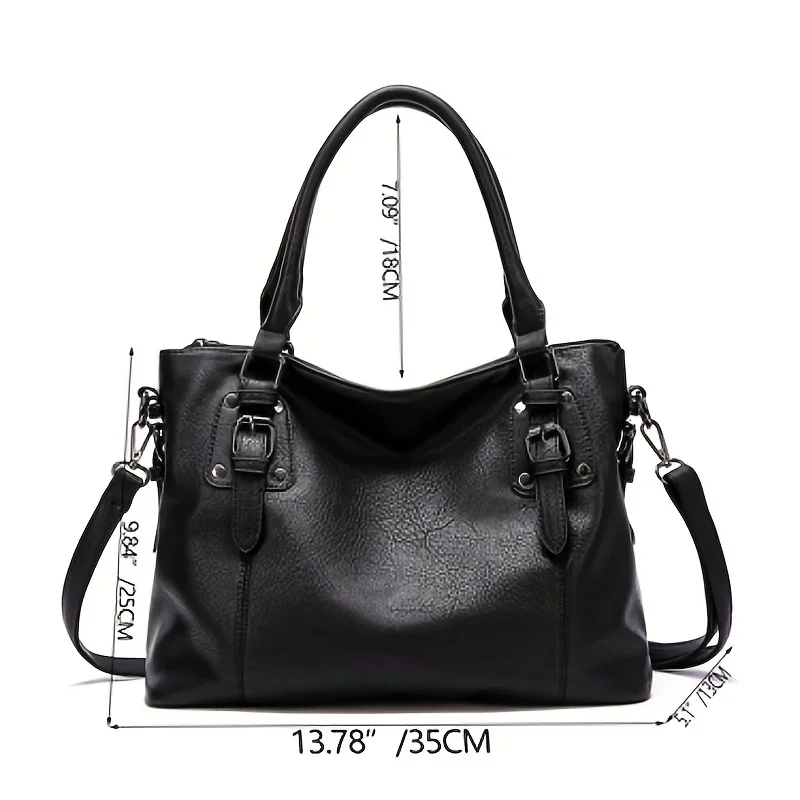 2024 New Arrival Wholesale Fashion Vintage Tote Bag Women's Large Capacity Handbag Simple Style Evening Party Hot Sale Bags