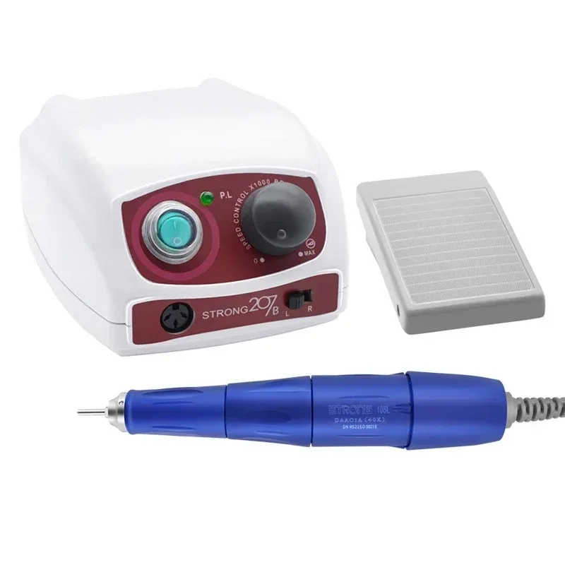 قوي 207b الكهربائية مسمار ساندر سطح المكتب الحفر للأظافر 105L إزالة درع قواطع مطحنة لمجموعة أدوات مانيكير