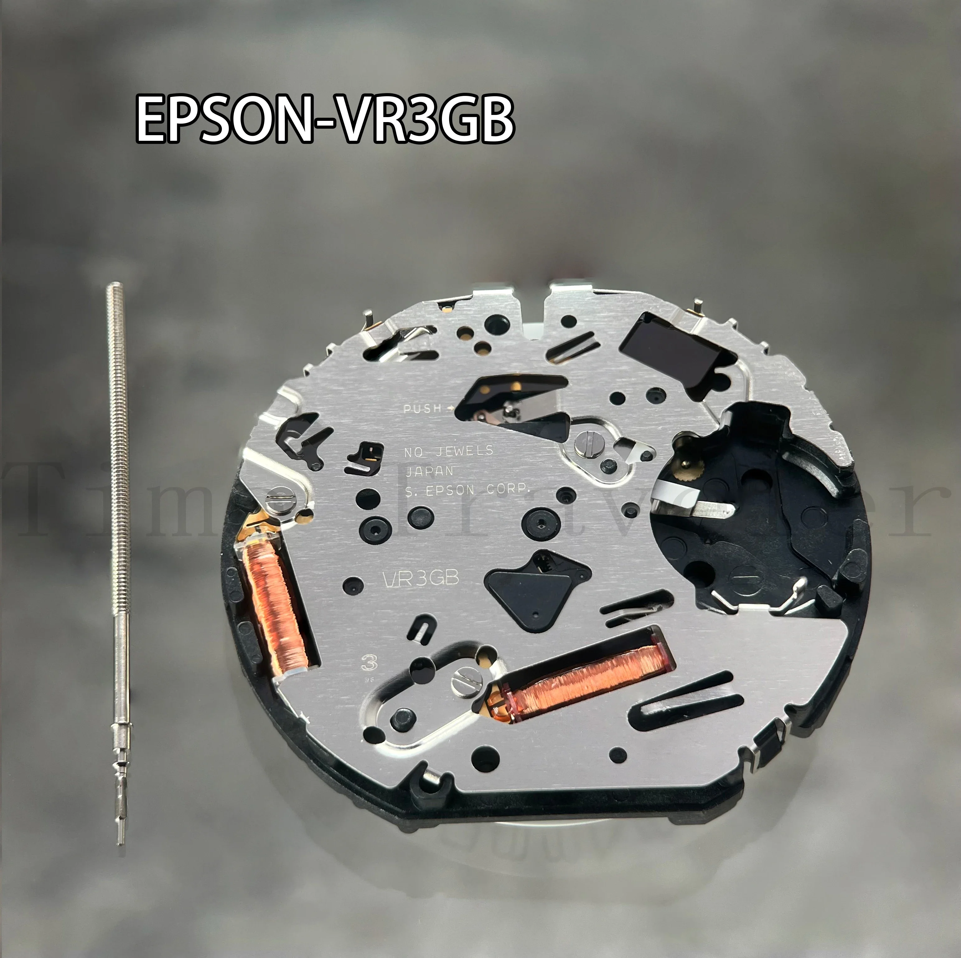 VR3G gerakan otot Chronograph VR3GB gerakan kuarsa 3.6.10 detik kecil Tanggal di 3:00