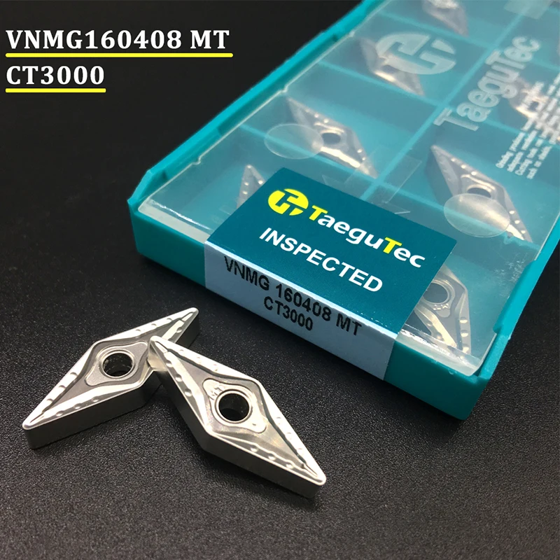 10PCS VNMG160408 MT CT3000 External Turning Tools Cermet Grade VNMG Carbide Insert Lathe Cutter Tool Tokarnyy Turning Inserts