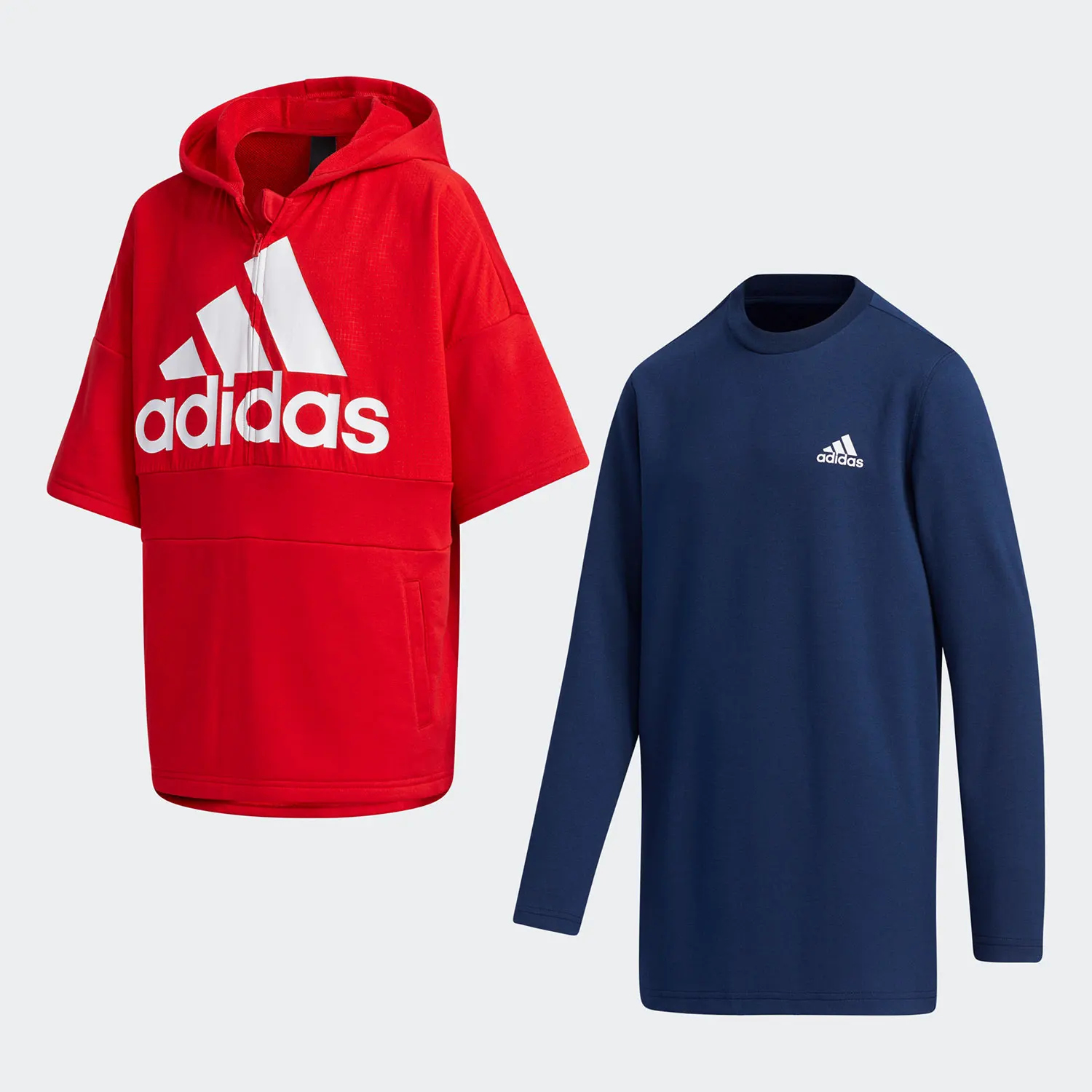 

Adidas Official Spring & Autumn Kids' Loose Sport Casual Sweatshirt Two-Piece Set GP0800