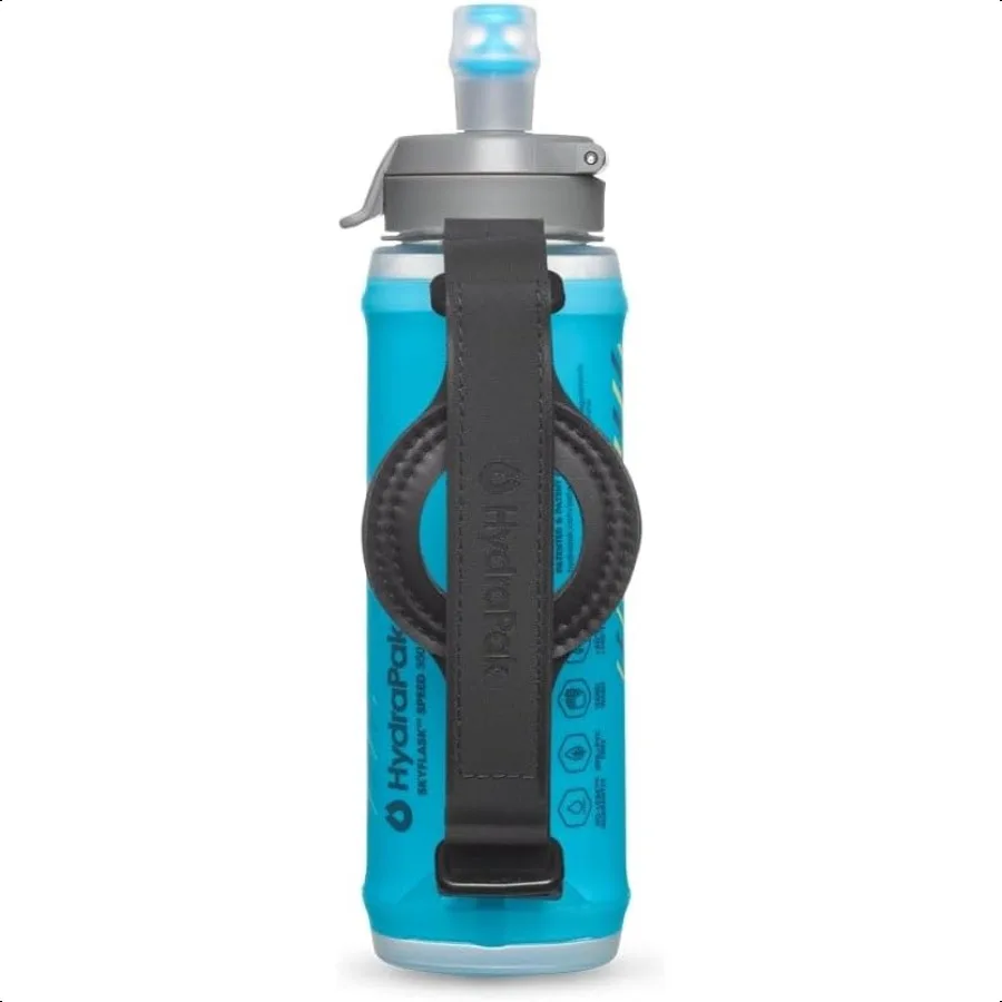 

SkyFlask Speed Collapsible Handheld Running Water Bottle 350ml 500ml 500ml Insulated Adjustable Strap Lightweight SpillProof Ca