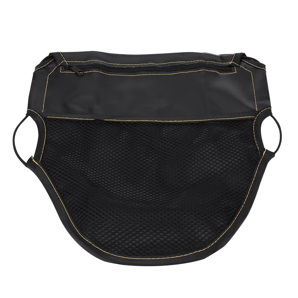 Under Seat Storage Bag PU Leather Motorcycle Scooter Under Seat Storage Pouch Bag Organizer Dual pockets Design