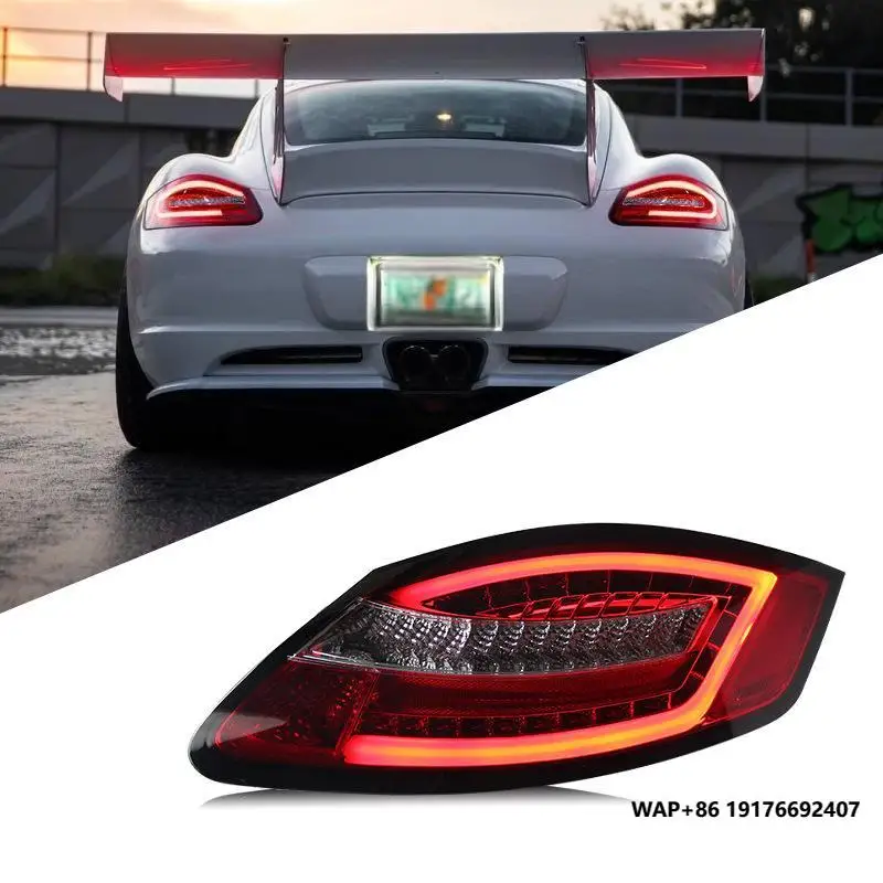 

Factory Outlet Plug and Play Car Rear Lights 987.1 987.2 Tail Lights Upgrade to Led Taillights forPorsche Cayman Boxster 718