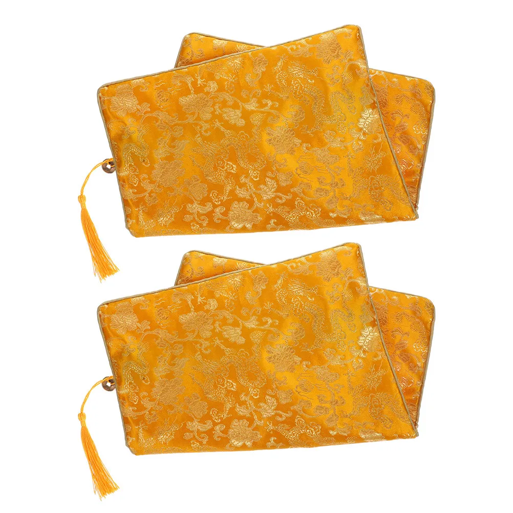 

2Pcs Zipper Bags Bible Book Pouches Travel Organizer Multifunctional Pencil Case Storage Bag Office Stationery