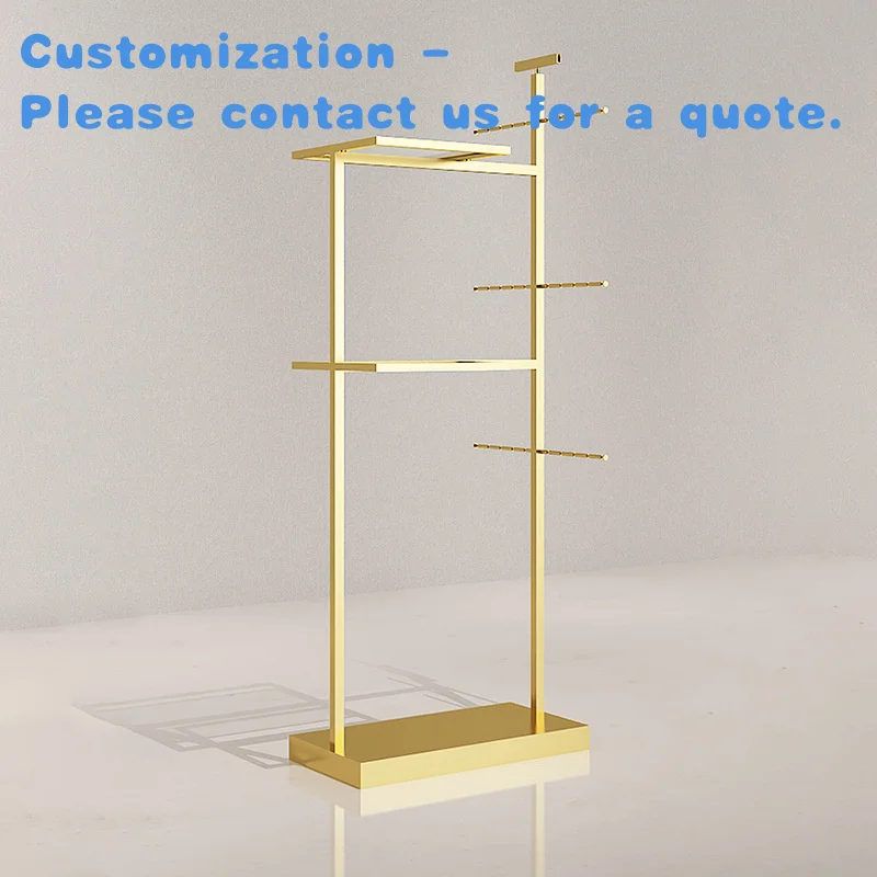 custom.Kainice Customized Double-Sided Rose Clothing Rack Floor Standing Store Shelf Display Lingerie Bras & Underwear