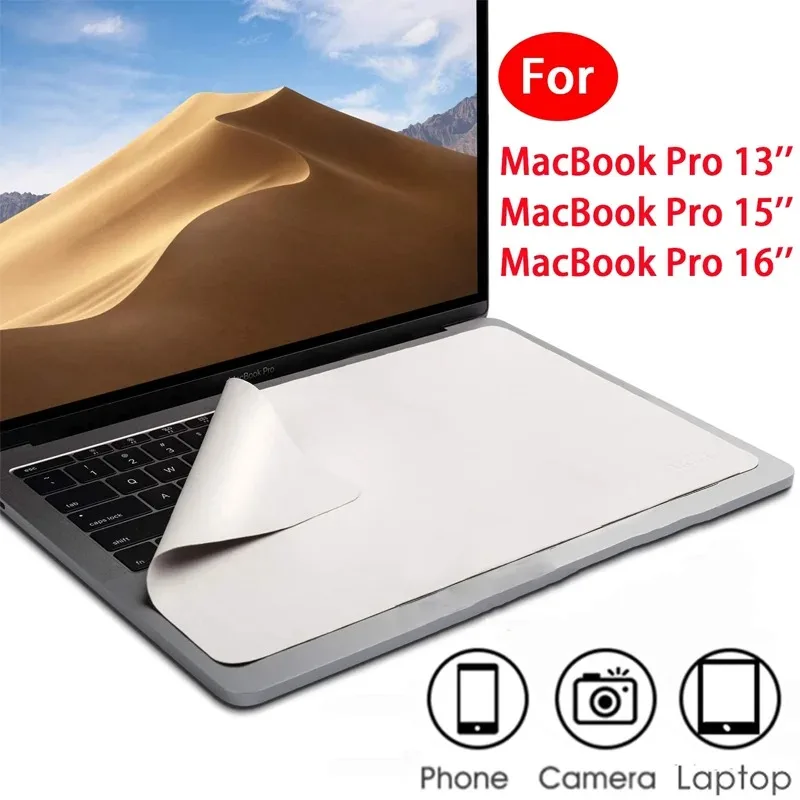 New Dustproof Keyboard Cloth for Apple MacBook Pro 13 Inch M1 M2 Pro 13 15 16 Inch Screen Cleaning Protection Film.