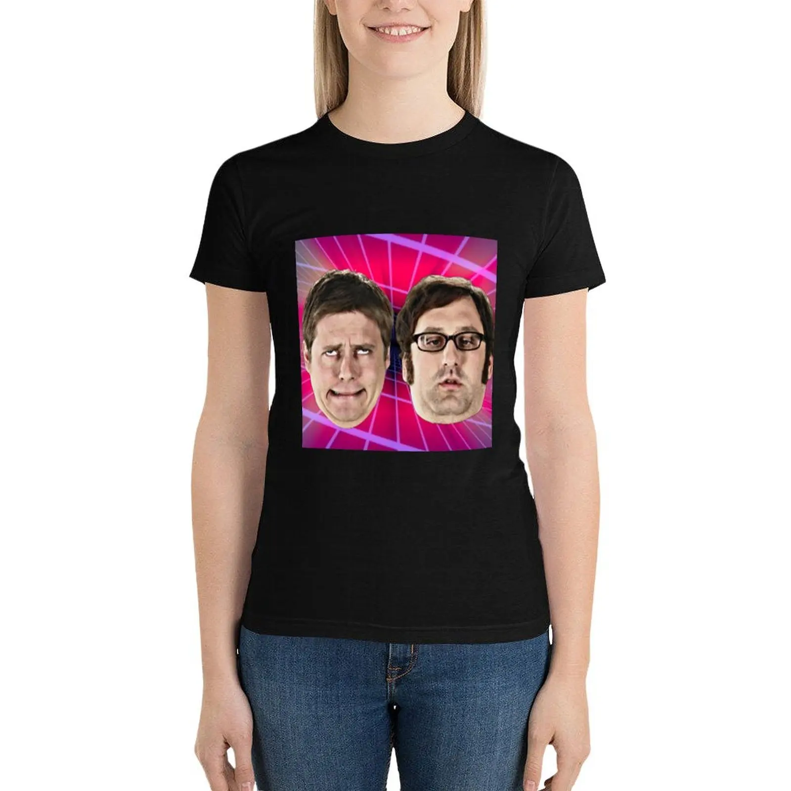 

Tim & Eric T-Shirt Short sleeve tee Blouse Women t shirt