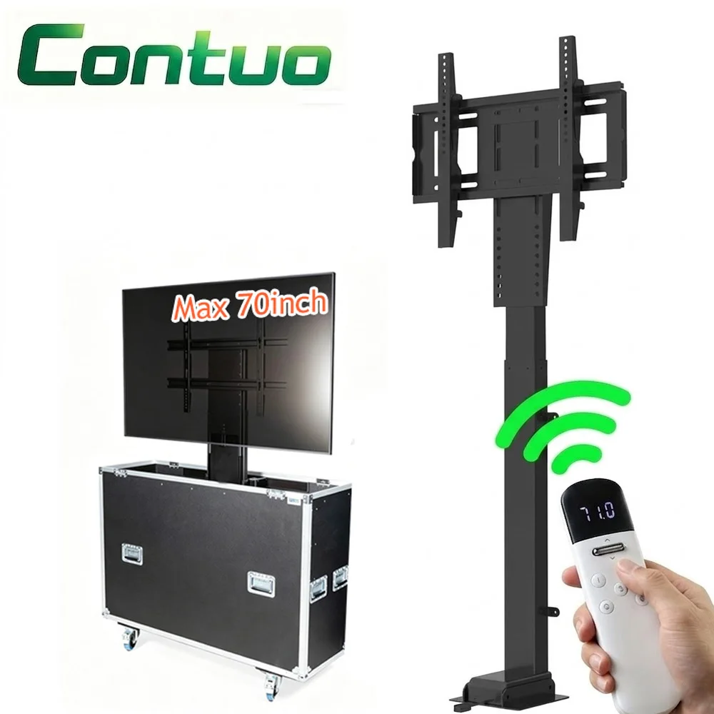 Motorised Drop Down Tv Wall Mount Hidden Cabinet Lifter Electric 32-70 Inches TV Electric TV Lift for ScreenLift Flight Cases