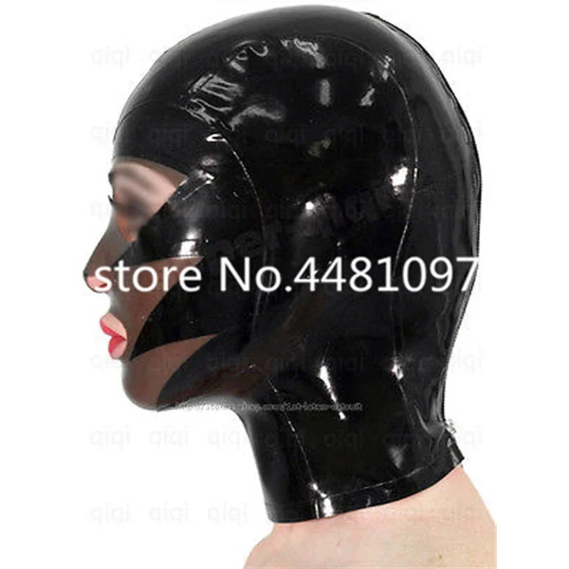 

Latex Mask Rubber Hood for Party Wear Catsuit Fetish Cosplay Mask Custom Made
