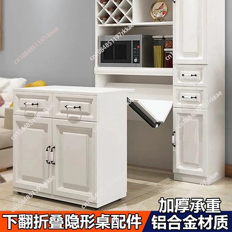 Foldable Flip Down Table Hardware Multifunctional Retractable Dining Desk Support for Cabinet Bar Wine Cabinet Furniture view 5