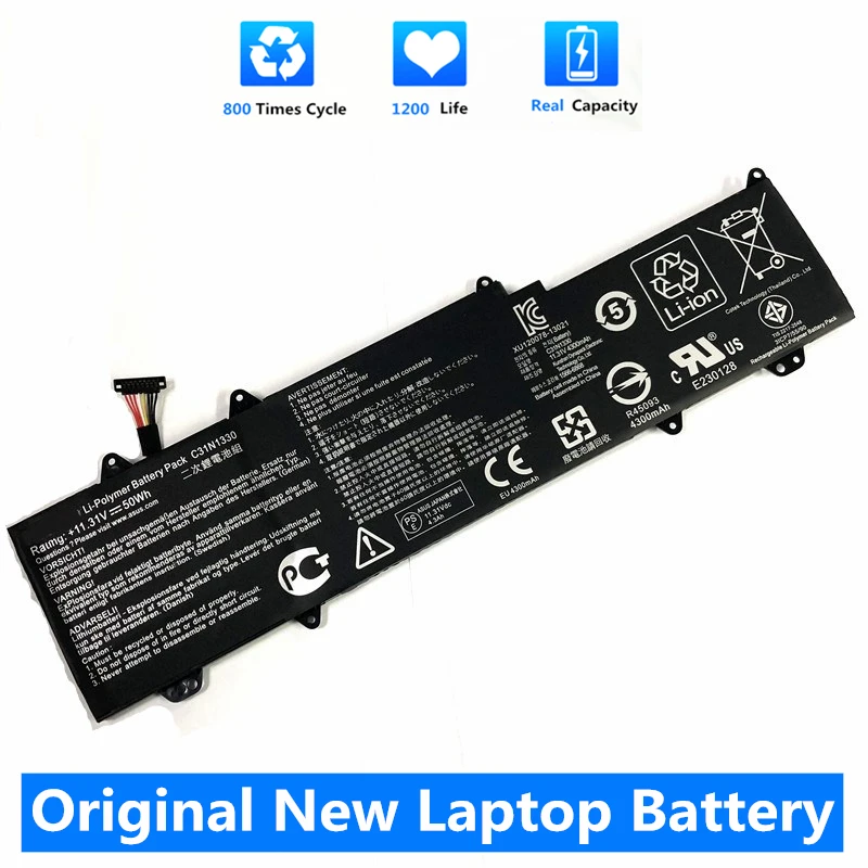 

CSMHY Original New C31N1330 Laptop Battery For ASUS ZenBook UX32L UX32LA UX32LN UX32LN-R4053H 0B200-00070200 11.31V 50WH