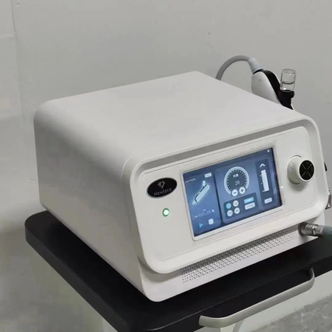 High pressure skin care deep cleansing acne treatment oxygen jet peel facial machine